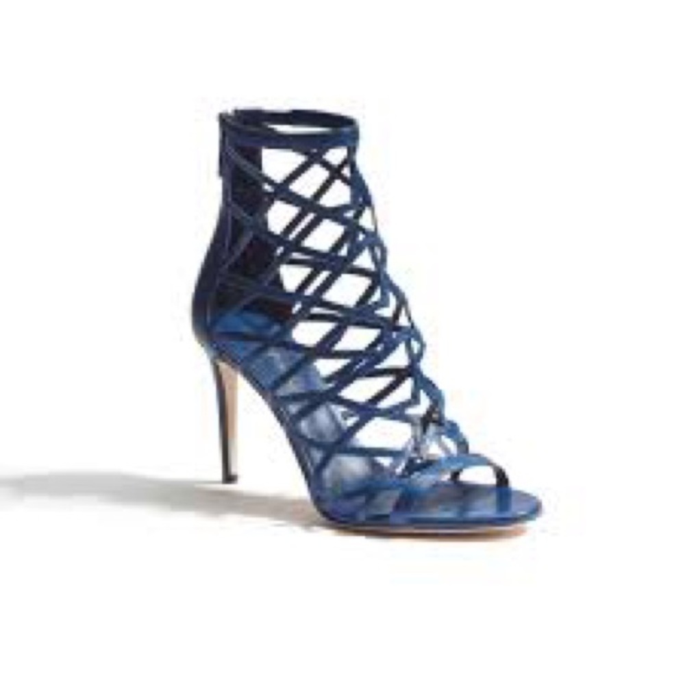 Never worn Tamara Mellon Starlight Blue 37.5